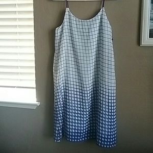 Blue and white Dress