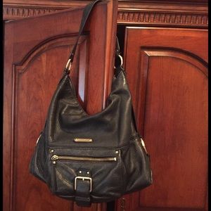 Michael Kors black hobo bag