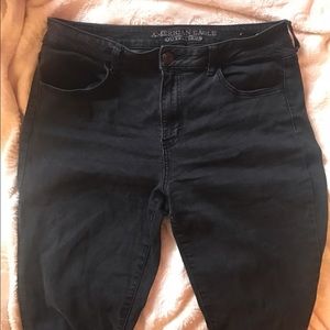 American Eagle black jeans size 14