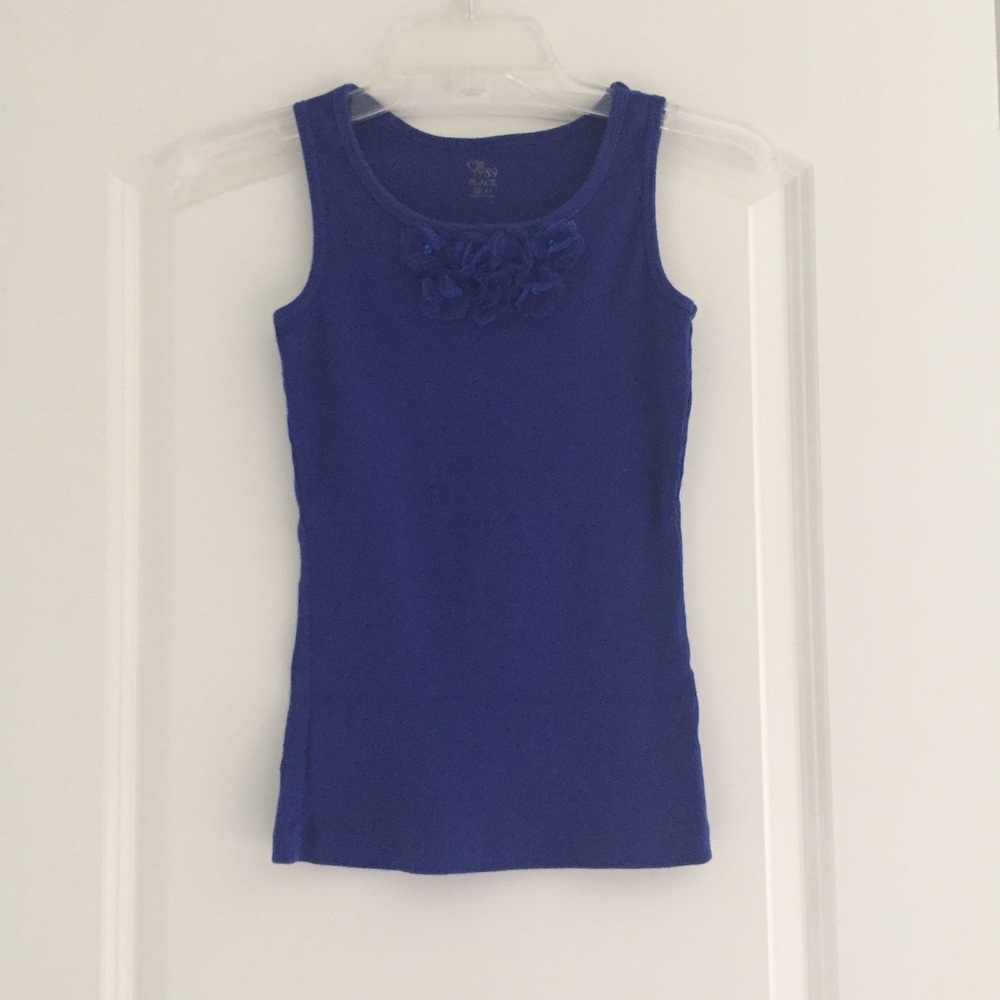 Children's Place Tulle Flower Tank