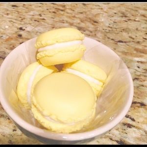 Vanilla, pumpkin, fruity macaroons soaps