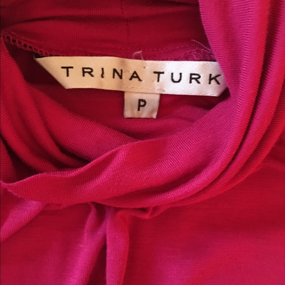 Trina Turk silk turtleneck