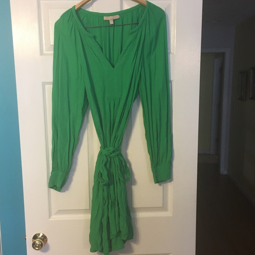 EUC Banana Republic Green Tunic Dress Size 14