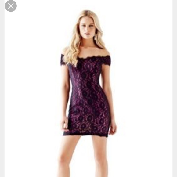 Purple Metallic Dress