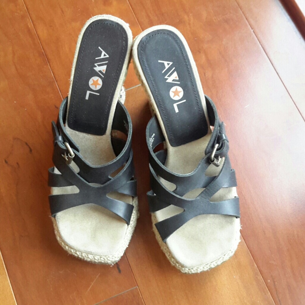 AWOL Wedge Sabdals, Size 10