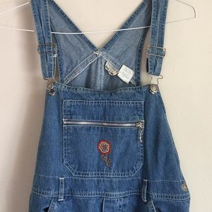Vintage Over Sized Denim Overalls