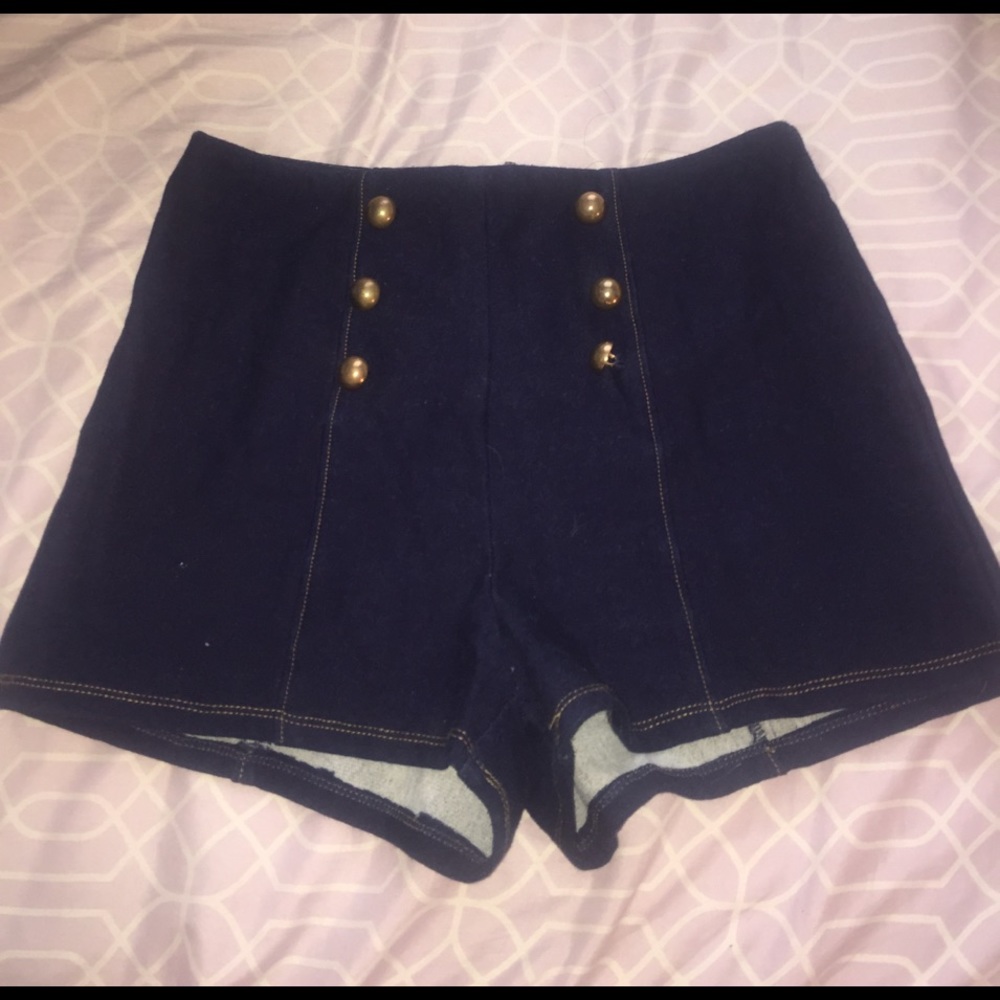 High waisted shorts
