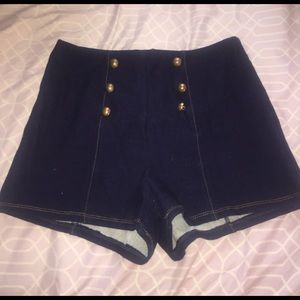 High waisted shorts