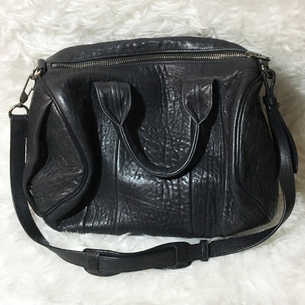 Black Alexander Wang Rocco with Ruthenium Hardware