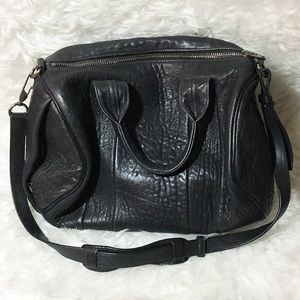 Black Alexander Wang Rocco with Ruthenium Hardware