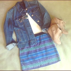 American Eagle Printed Skirt