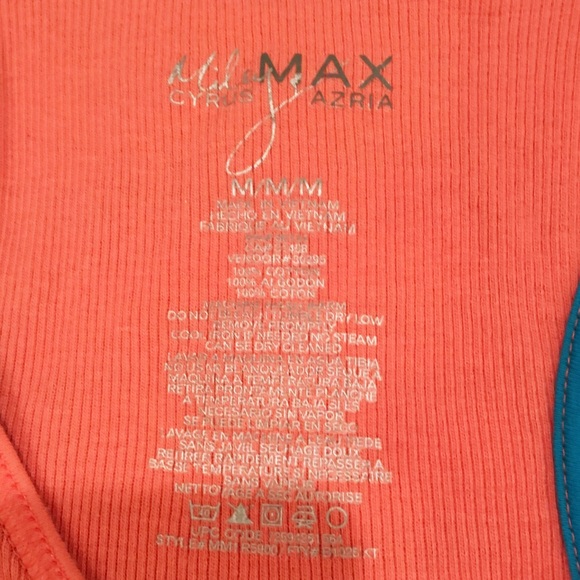NWOT MILEY CYRUS & MAX AZRIA ribbed tank top - Picture 3 of 4