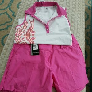 NWT Adidas Clima lite golf outfit