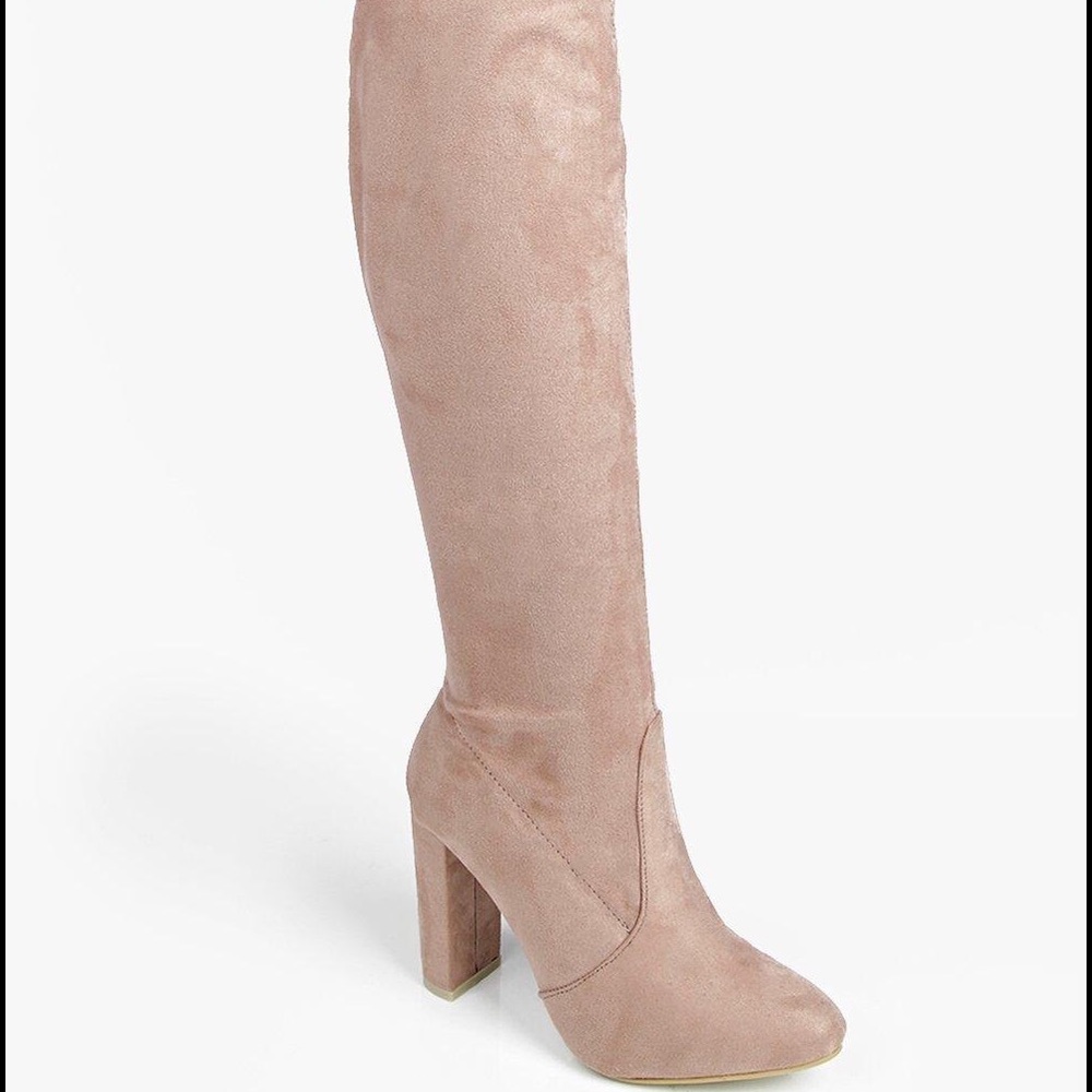 Plus size thigh high boots