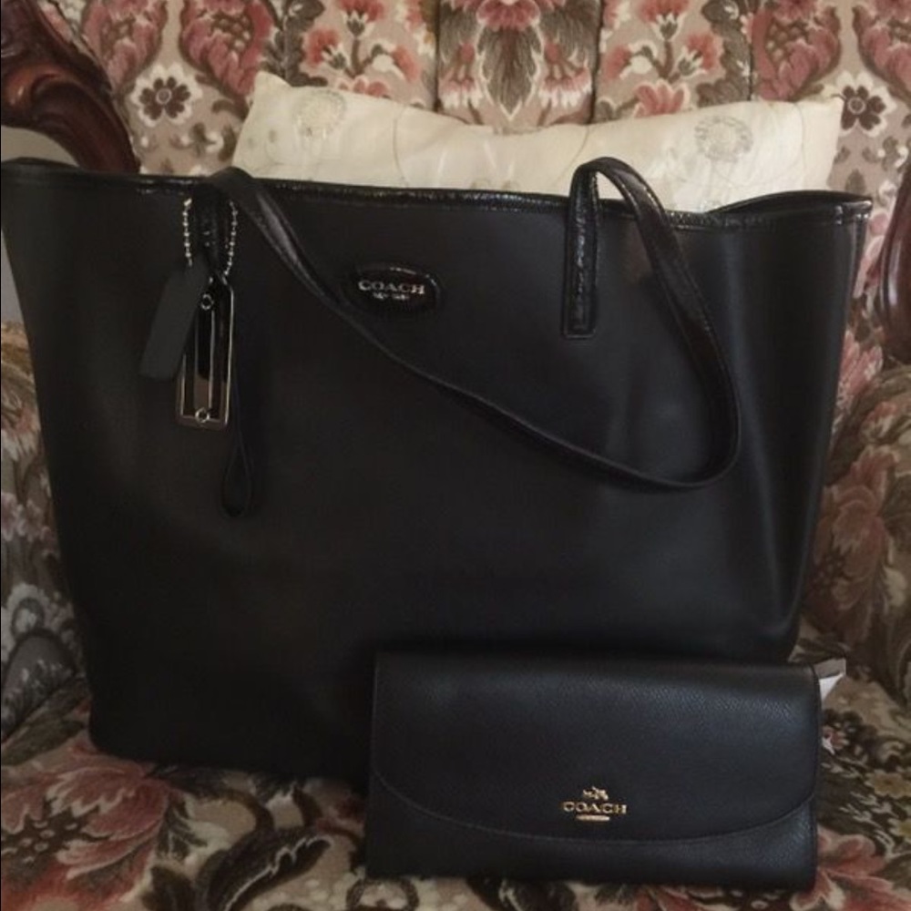 Genuine Coach bag and wallet
