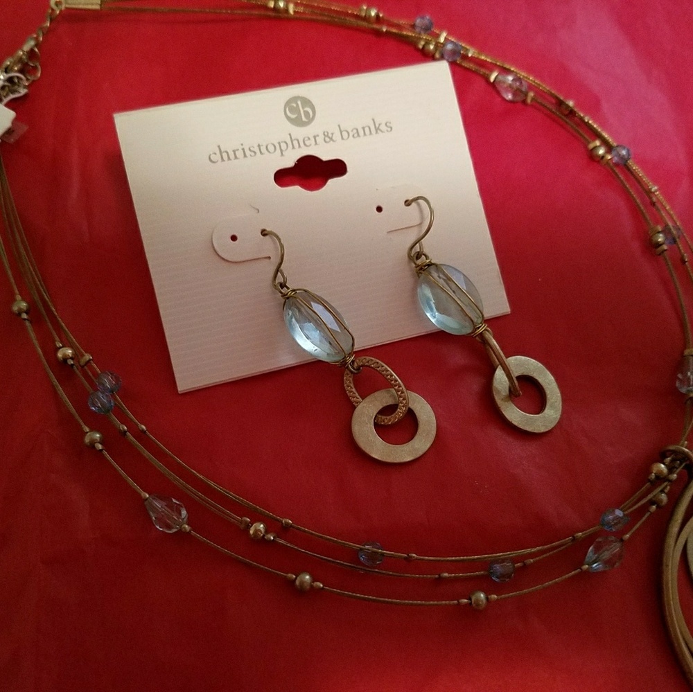 **NOT AVAILABLE** Christopher & Banks Jewelry Set - Picture 2 of 3