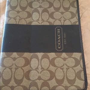 Authentic coach iPad case