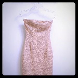 Forever 21 Strapless Baby Pink Mini Dress