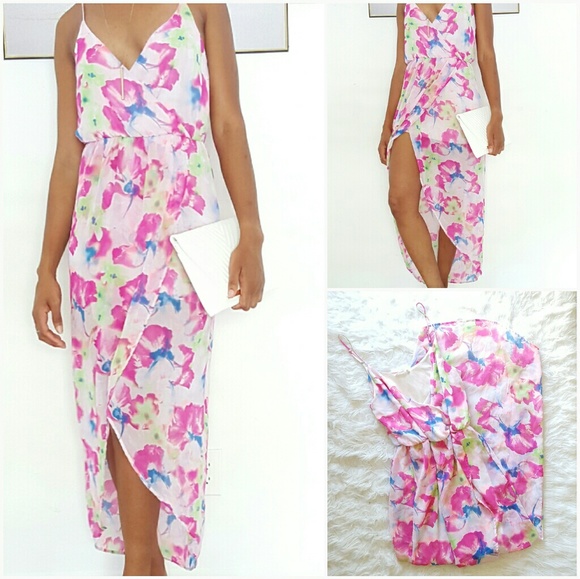 Floral Chiffon Maxi Dress - Picture 4 of 4