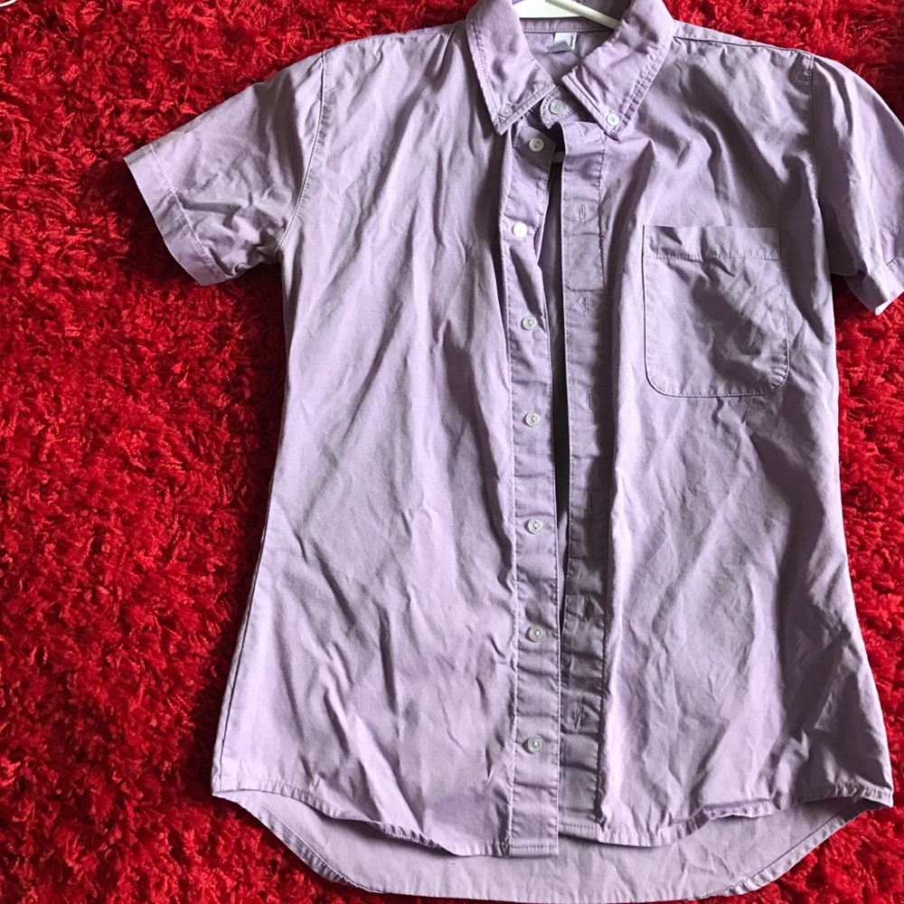 American Apparel lavender button down