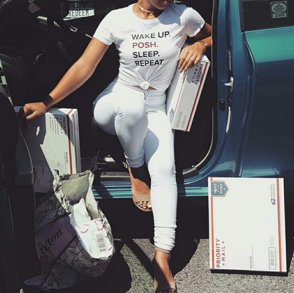 "Posher" Tee NWOT - Picture 3 of 6