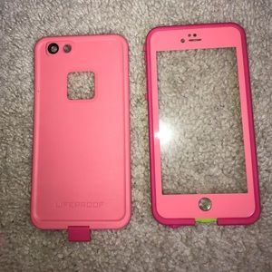 Pink life proof iPhone 6/6s PLUS