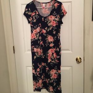 Floral midi dress