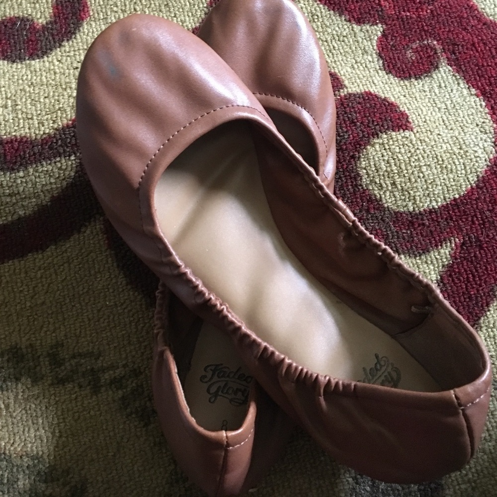 Brown Flat Shoes