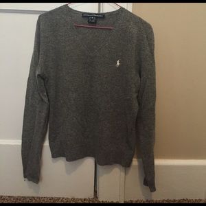 Grey Ralph Lauren sweater