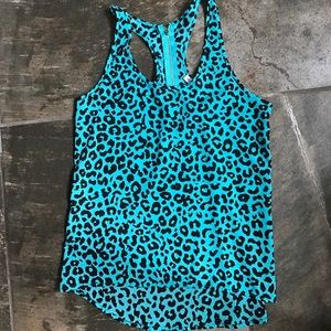 Cheetah print tank top