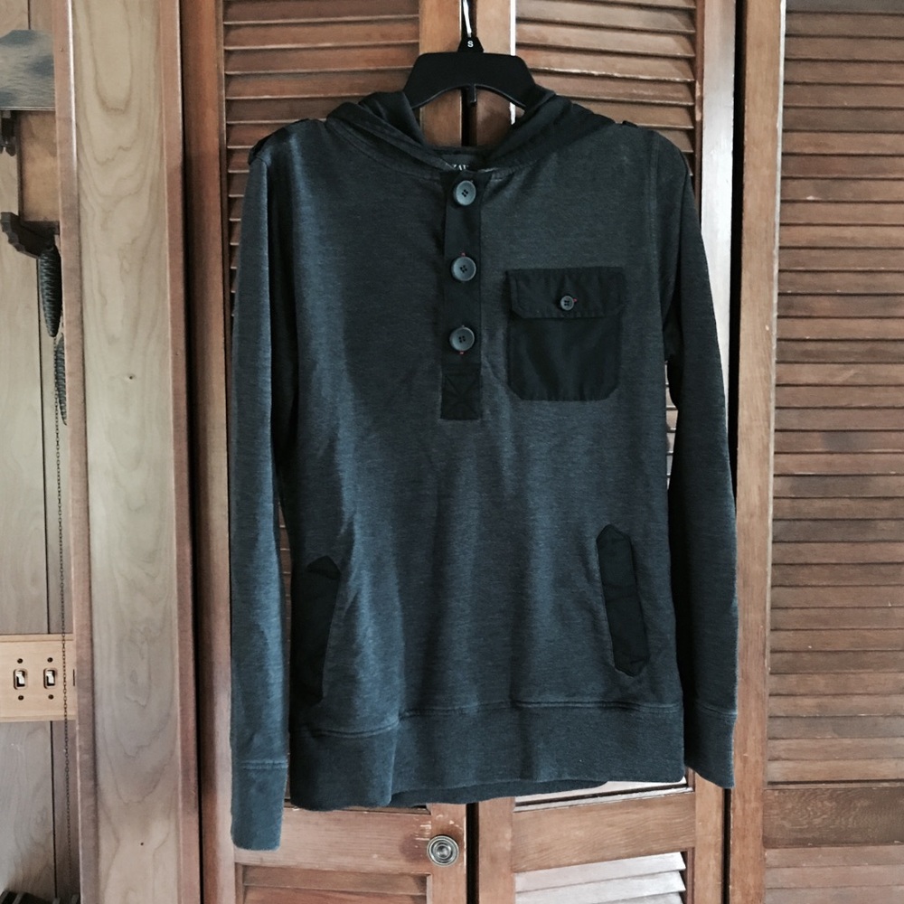 🎉SALE🎉Zak Quarter-Button Hooded Sweatshirt