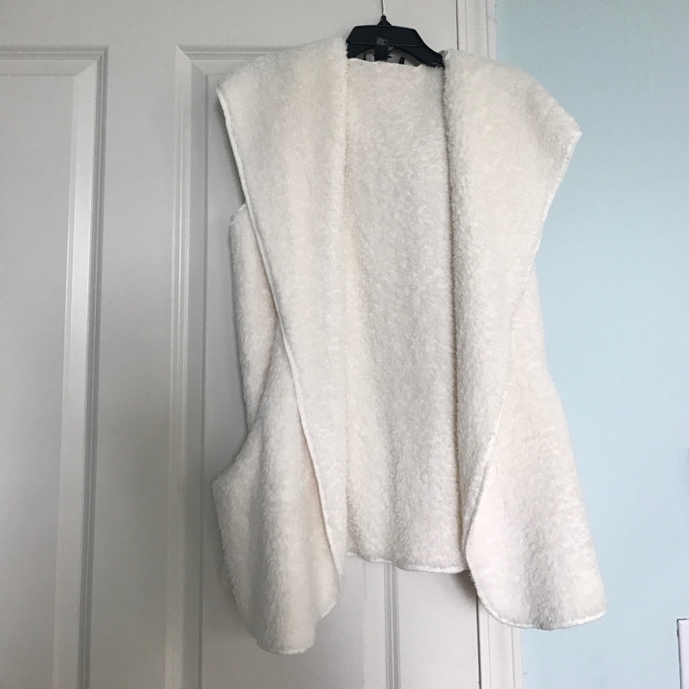 Sherpa sweater vest