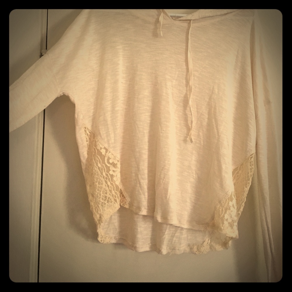 Light weight hooded sweatshirt