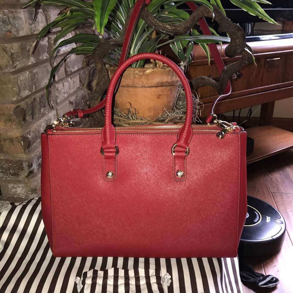 Henri Bendel WEST 57th CARRYALL-double zipper-BNWT
