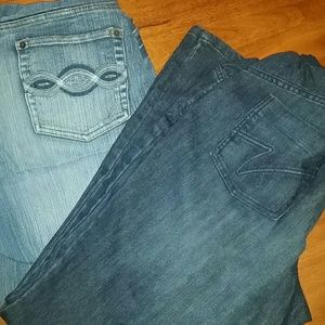 2 pairs Maternity jeans