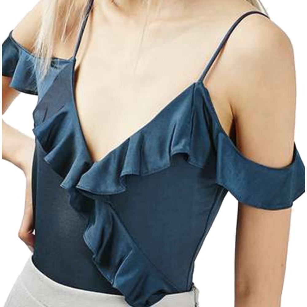 Topshop off the shoulder bodysuit🌙