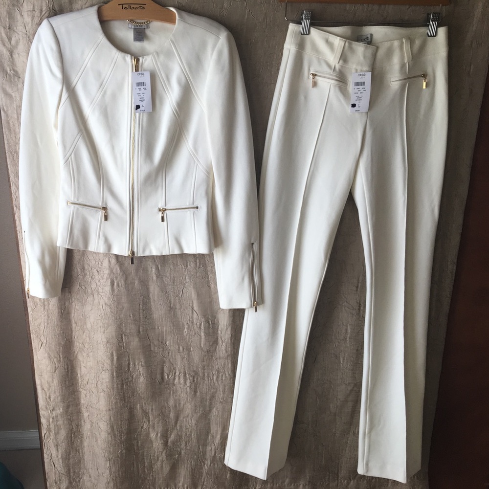 Ivory 2 piece pant set
