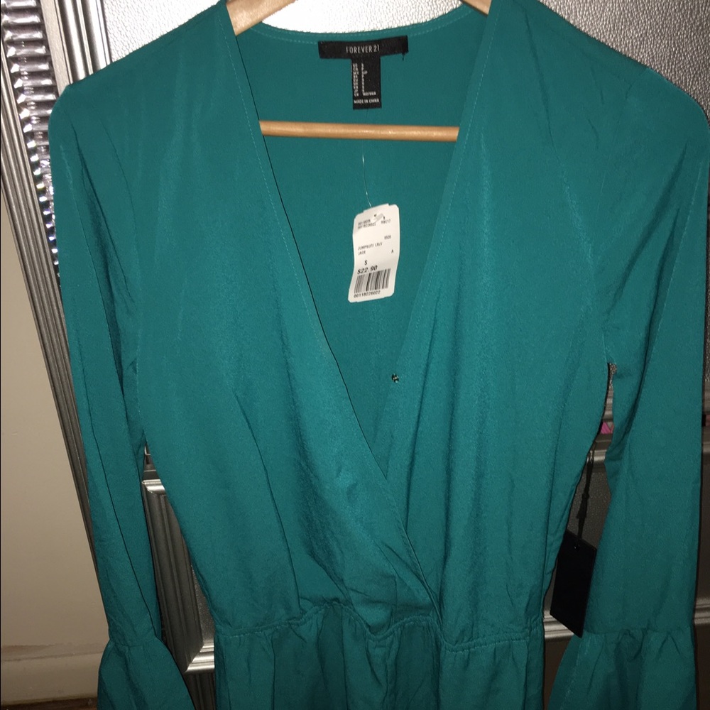 Forever 21 Turquoise Romper