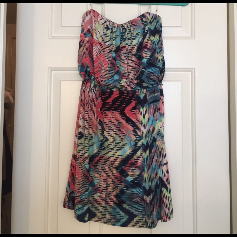 Multi colored mini dress