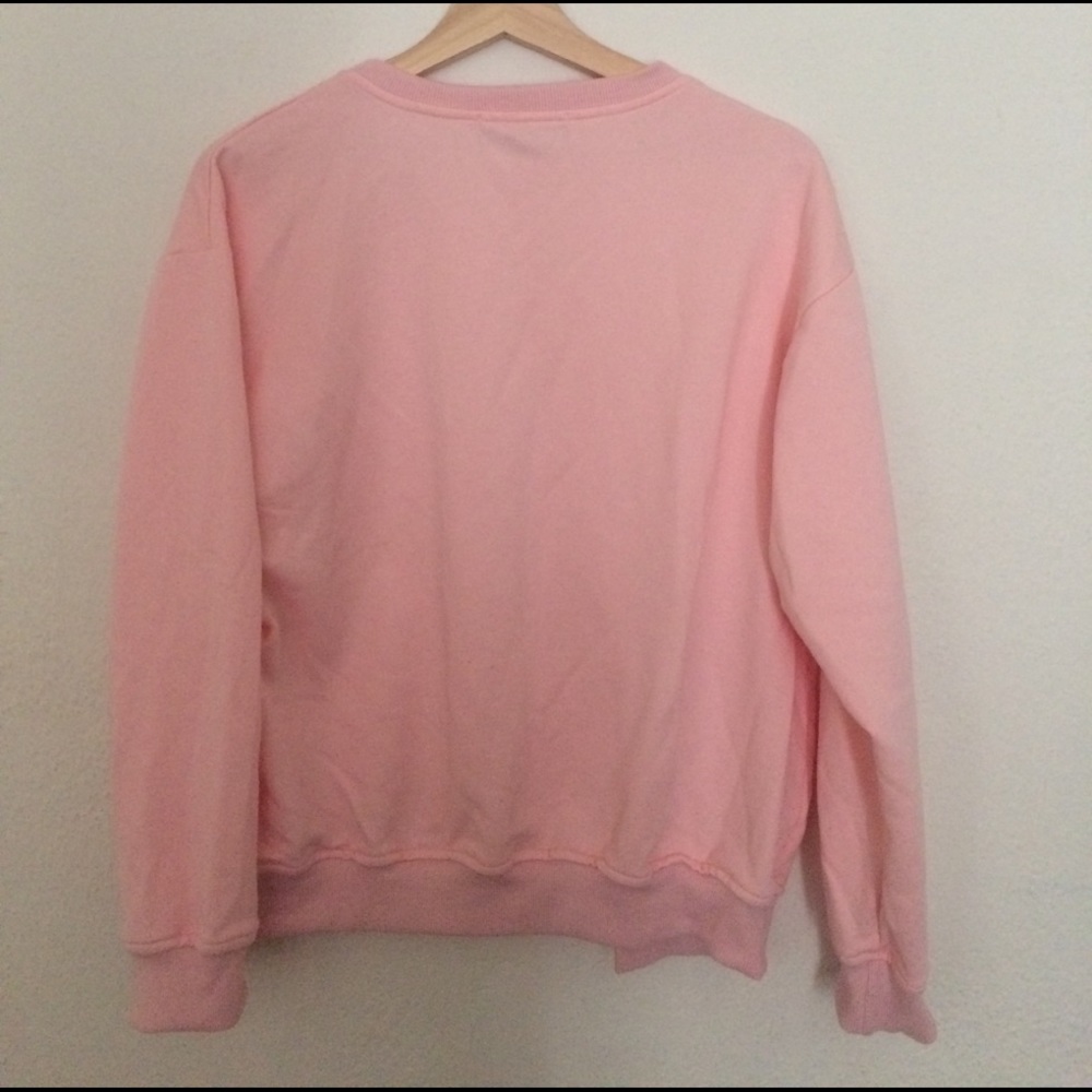 🆕 Pink Cotton Sweatshirt 🌸 - Picture 3 of 3