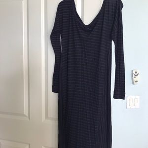 Anthro striped maxi dress
