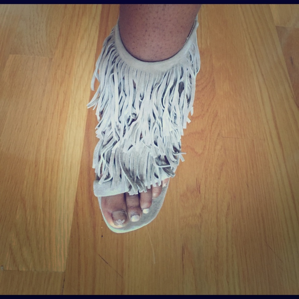 Steve Madden fringe heels
