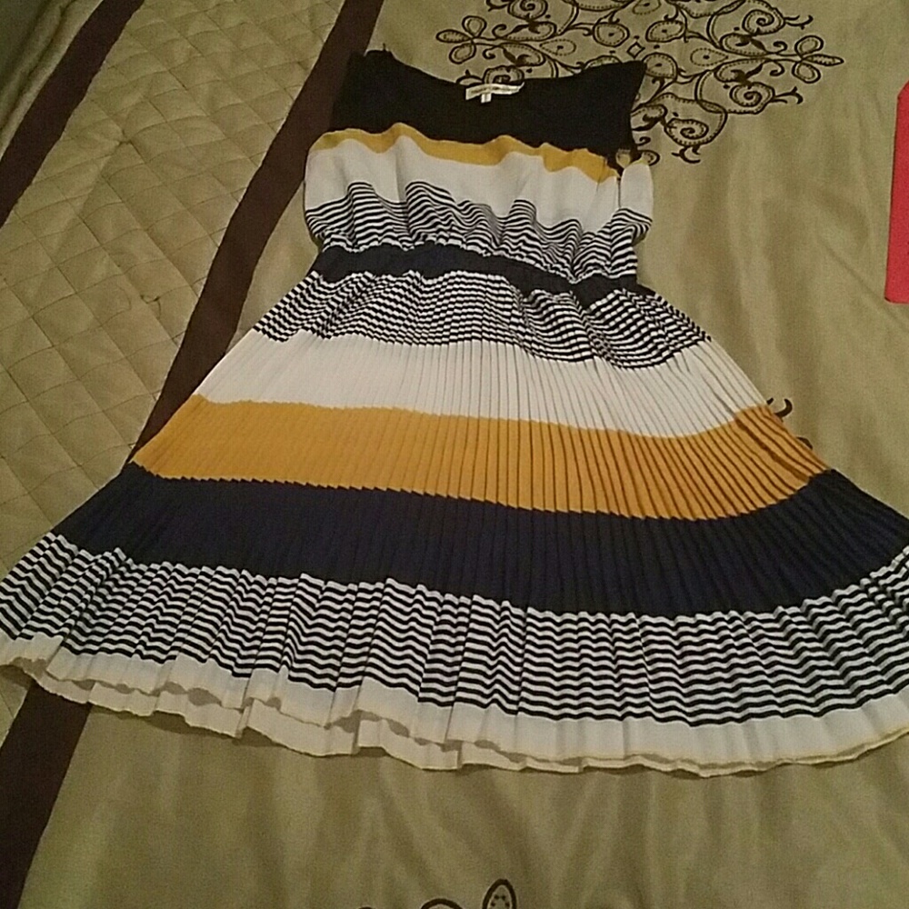 Cute Pleated Summer Dress