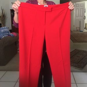 Anne Klein Red Trousers