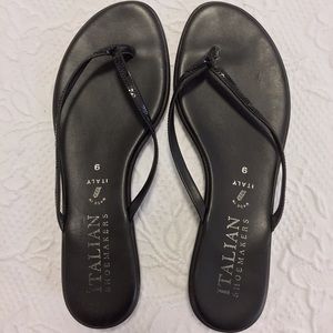 Black Sequin Flip-Flop