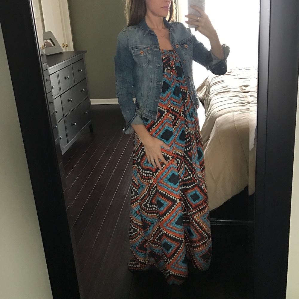 Patterned maxi dress - Picture 2 of 3