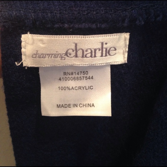 Royal Blue Infinity Scarf - Picture 3 of 3