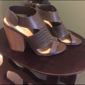 Just Fab Wedges! In dark olive green.