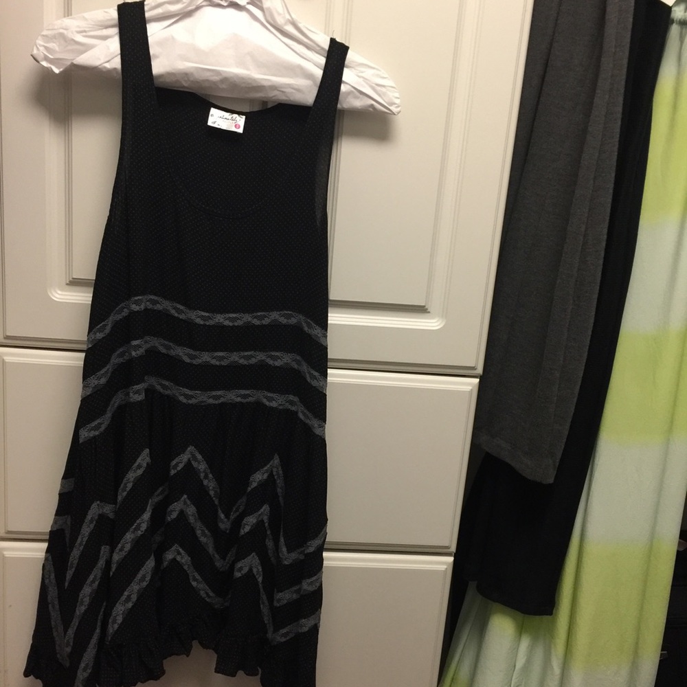 Free People voile slip dress/tunic XS