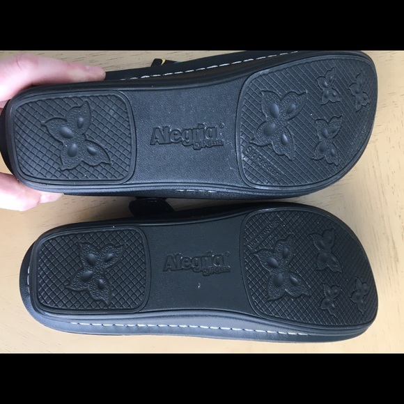 Alegria Multi-Color Mustache Nursing Clog Size 41 - Picture 4 of 4